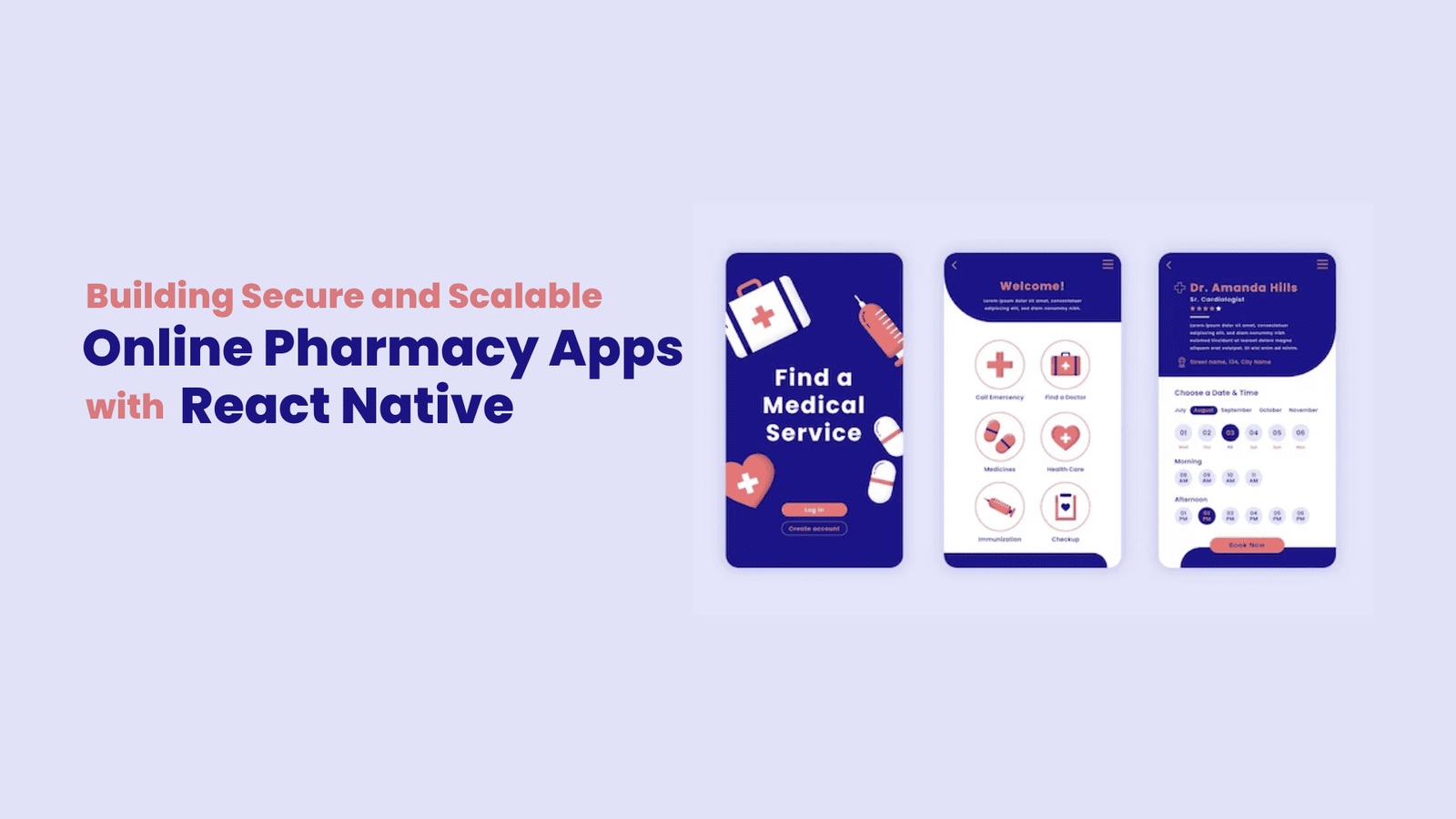 Online Pharmacy Apps with React Native