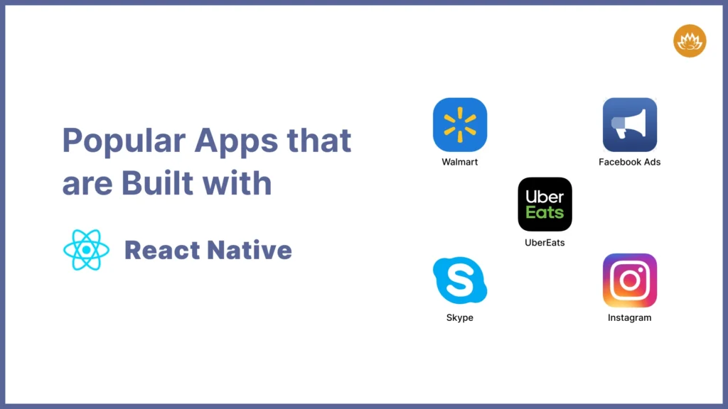 Popular apps built with React native