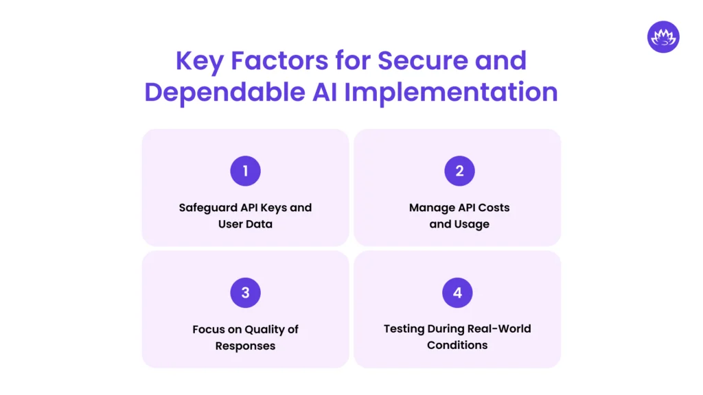 Key Factors for Secure and Dependable AI Implementation